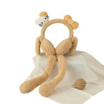 女士耳罩工厂-可爱可动气囊兔耳冬季保暖耳部保护