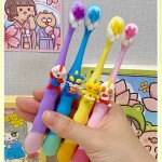 儿童水杯厂家-高温条纹水壶可爱PPSU防摔