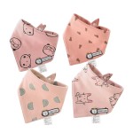 三角围嘴工厂-双面棉质卡通印花围裙