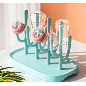 奶瓶架工厂-便携晾干架树枝支架