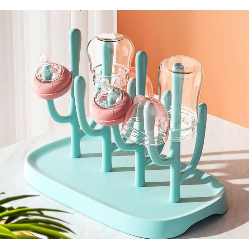 奶瓶架工厂-便携晾干架树枝支架