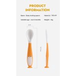 训练餐具供应商-扭弯叉勺硅胶