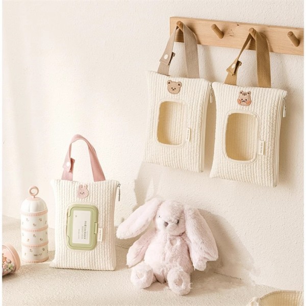 纸巾盒罩生产厂家-可爱棉质悬挂车载装饰