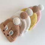 羊毛帽工厂-纯色字母防风护耳