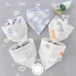 三角巾生产厂家-新生儿双面精梳棉围巾