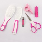 婴儿护理套装生产厂家-便携6件指甲头发梳理
