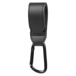 婴儿车挂钩生产厂家-可旋转推车整理器皮革夹