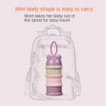 奶粉盒供应商-不含BPA3层旅行存储