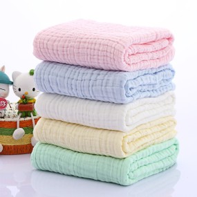 Baby Sheets Supplier - Muslin Fabric Swaddle Bath Towel