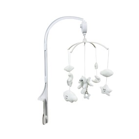 Bed Bell Factory - White Angel Rotating Music Hanging Toy