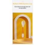 训练餐具供应商-扭弯叉勺硅胶