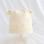 医院帽供应商-柔软棉质婴儿蝴蝶结保暖帽