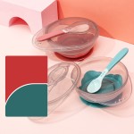 喂养碗供应商-辅食碗带盖吸盘