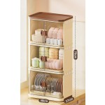 食物存储生产厂家-带沥水架防尘柜