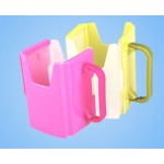 奶瓶架工厂-可调安全塑料杯奶架