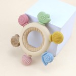 牙胶玩具生产厂家-6齿点不含BPA易握