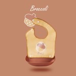 婴儿围嘴工厂-EVA防水可拆卸饭兜