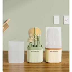 奶瓶刷工厂-奶嘴吸管清洁器沥水架套装