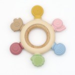 牙胶玩具生产厂家-6齿点不含BPA易握