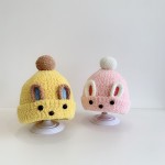 羊毛帽工厂-纯色字母防风护耳