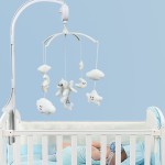 床铃工厂-白色天使旋转音乐挂件