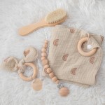 Crochet Rattle Manufacturer - Cotton Animal Wooden Tassel Braid