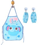 儿童围裙工厂-卡通艺术绘画防水厨房