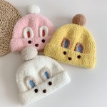 羊毛帽工厂-纯色字母防风护耳