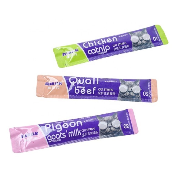 宠物零食供应商-专业工厂AIBAK主食猫条营养