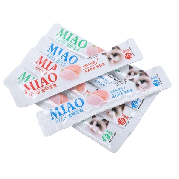 宠物零食工厂-ISHTAR无淀粉猫零食营养条湿粮