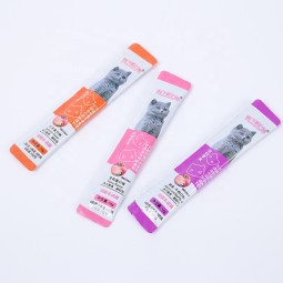 宠物零食工厂-定制批发湿猫零食多种口味三文鱼金枪鱼