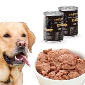 Dog Treats Supplier - ODM OEM 170g Can Shredded Chicken Yolk Liver Sweet Potato