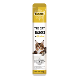 猫食品厂家-贴牌代工小鱼形咀嚼零食薄荷饼干