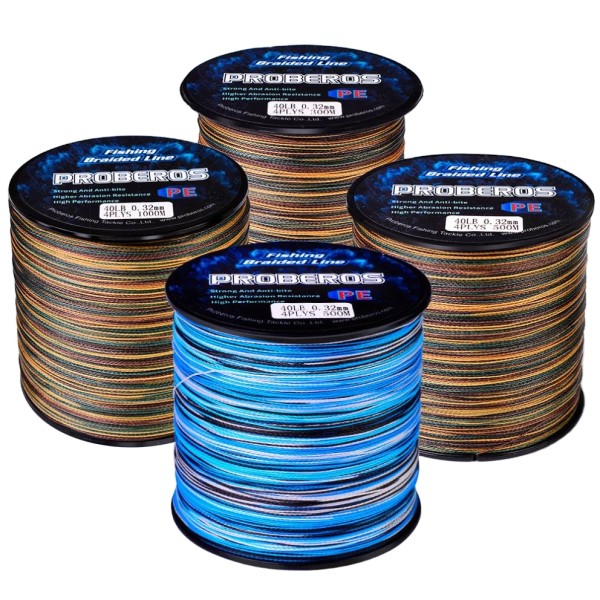 PE Braided Line Factory - OEM Custom 4 Weaves Braided Ropes