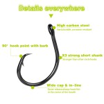 Circle Fishing Hooks Manufacturer - OEM Custom Beak Inline Carp