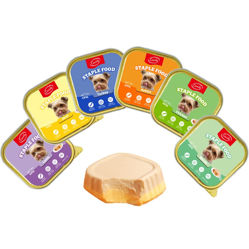 狗零食工厂-糖果铝罐超级口味100克