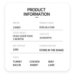 狗零食工厂-糖果铝罐超级口味100克