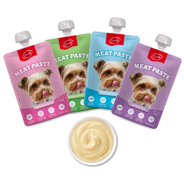 狗食生产厂家-超级口味奶油零食食品80克