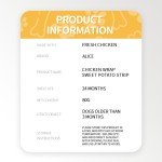 狗零食供应商-OEM ODM风干鸡肉红薯条