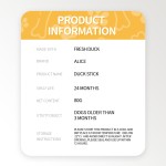 狗零食工厂-OEM ODM风干鸭肉棒鸡肉