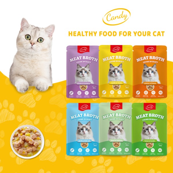 猫食工厂-爱丽丝片状肉汤多种口味袋