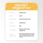 狗零食供应商-OEM ODM风干鸭肉鳕鱼片