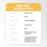 狗零食工厂-OEM ODM风干鸭肉哑铃鸡肉