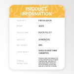 狗零食供应商-OEM ODM风干鸭肉片鸡肉