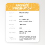 狗零食供应商-OEM ODM风干鳕鱼条卷