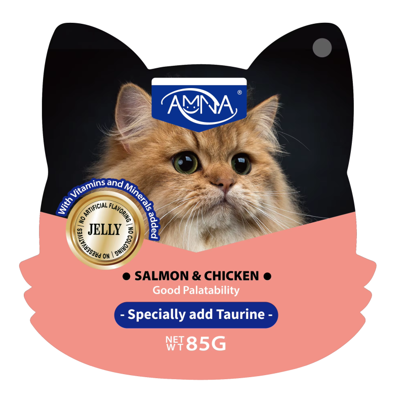 宠物湿粮厂家-代工工厂高品质85克袋全英文包装