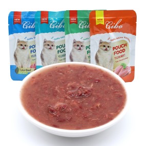 Wet Cat Snack Supplier - Factory Customized Wholesale Various Flavors Salmon Tuna Natural