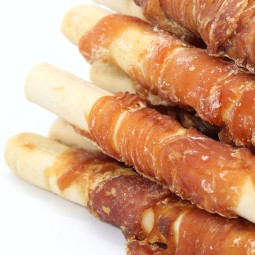 犬零食厂家-犬零食鸡绕钙棒奶棒犬粮