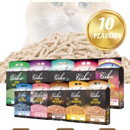 豆腐猫砂供应商-工厂直供批发2.5公斤-8公斤多种规格结团可冲