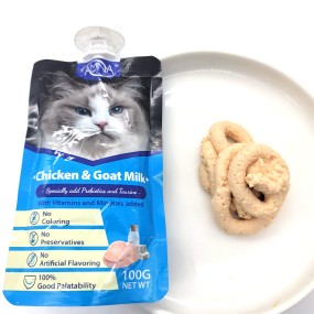 猫湿粮工厂-工厂批发100克热口味肉泥湿粮袋